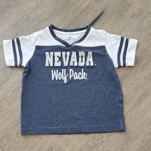 Colosseum Navy & White 'Nevada Wolf Pack' Short Sleeve Tee